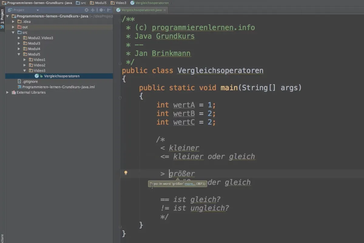 Java untuk Pemula - 5.4 Operator Perbandingan