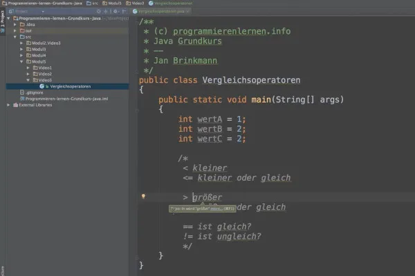 Java untuk Pemula - 5.4 Operator Perbandingan