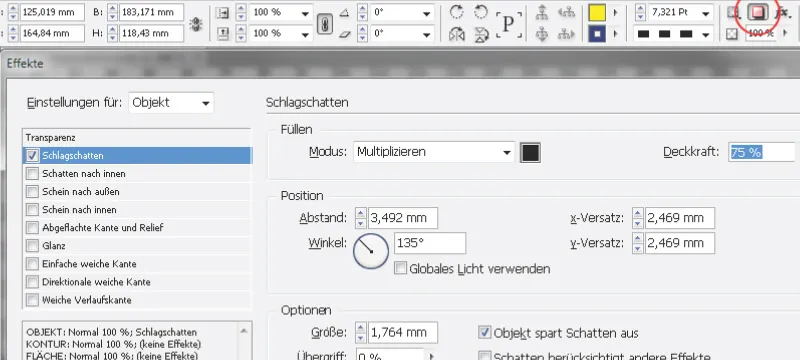 "InDesign" valdymo paletė