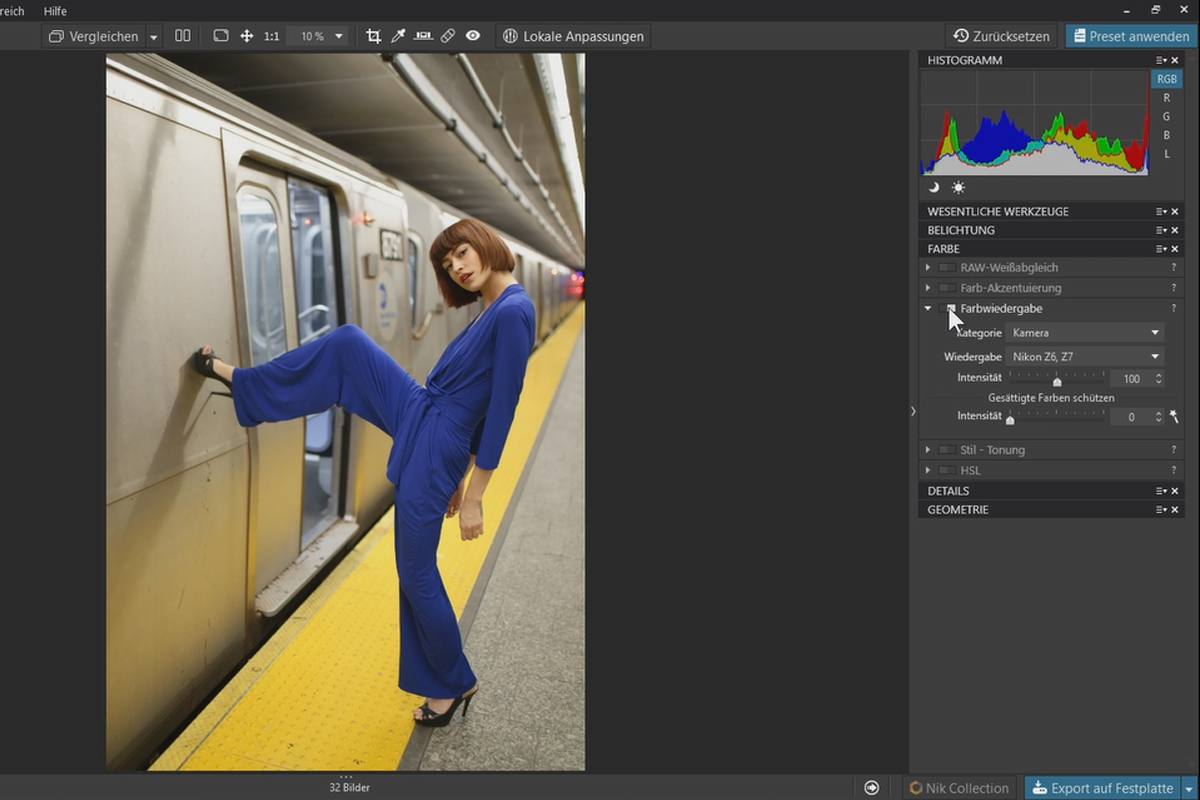 DxO PhotoLab-Tutorial: 4.3 | Renk Çoğaltımı