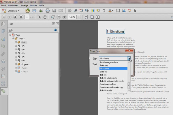 Diseño de documentos accesibles con Acrobat - Editar detalles