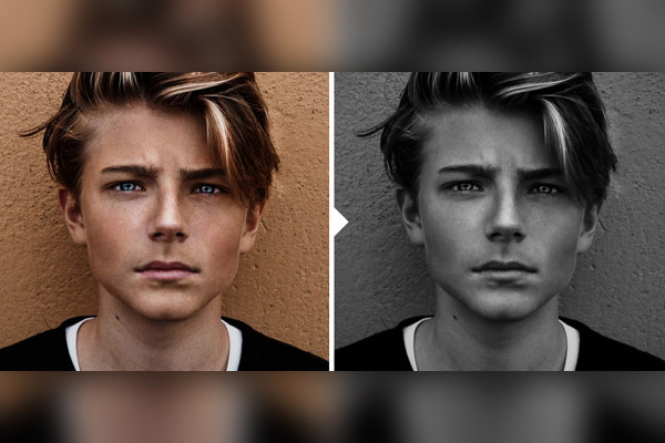 Photo preset for portraits (Lightroom, Camera Raw): 23 | BW Dusk