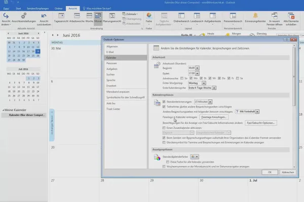 Besser in Outlook: Werde zum Office-Helden – 24 Automatische Feiertags-Eintragung mit Outlook