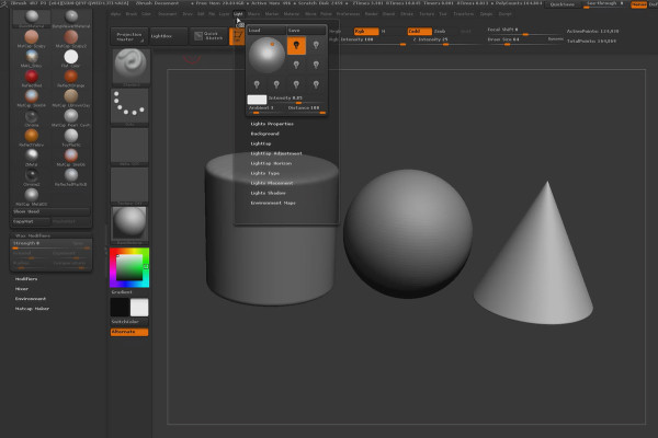 ZBrush för nybörjare: 6.1 Materialer