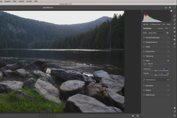 Tutoriel Camera Raw : 3.11 | Correction d'objectif