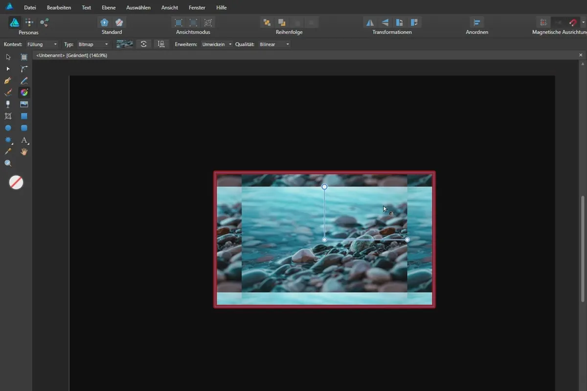 Affinity Designer -opas – Perusteet: 4.6 | Täyttö- ja läpinäkyvyys-työkalu