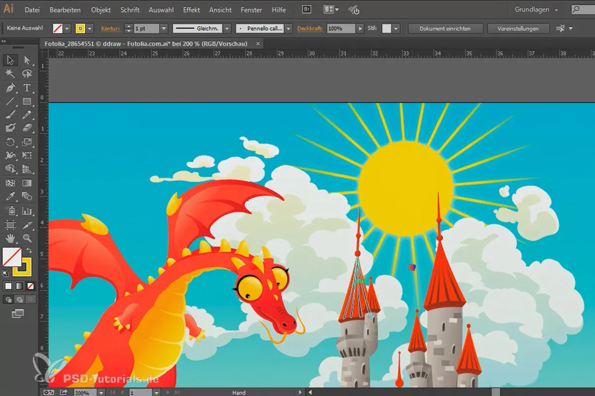 Tipps & Tricks zu Adobe Illustrator: Sonne erstellen