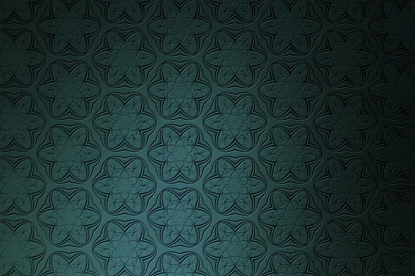 Turquoise wallpapers with the finest ornamentation - Version 2