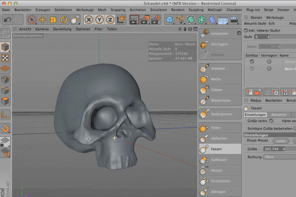 Skulptera i CINEMA 4D - Kreativträning: Del 10 - Proportionercheck