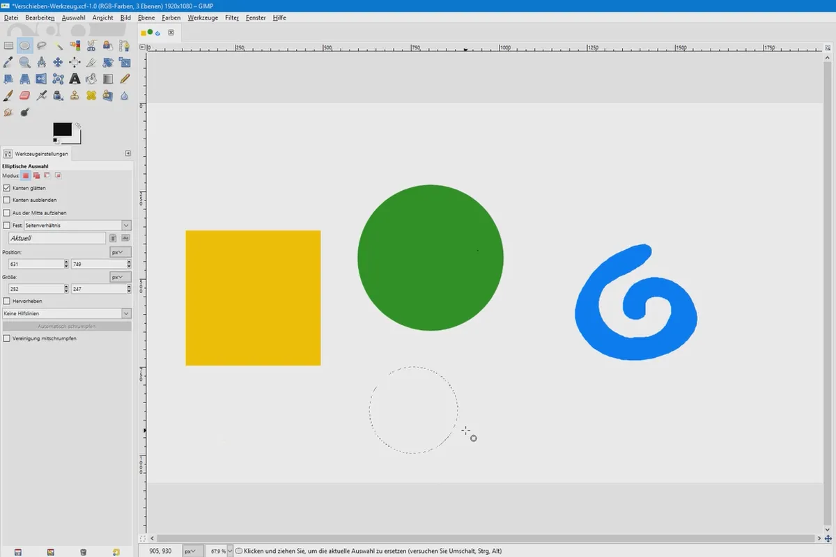 Modifica delle immagini con GIMP: il tutorial per principianti - 24 Strumento di spostamento.