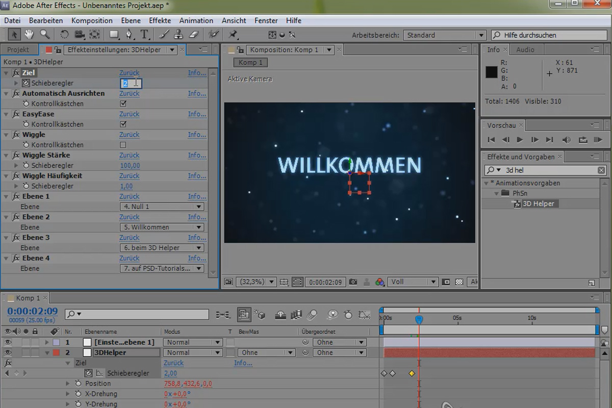 Expressions in AE - Creating a 3D helper