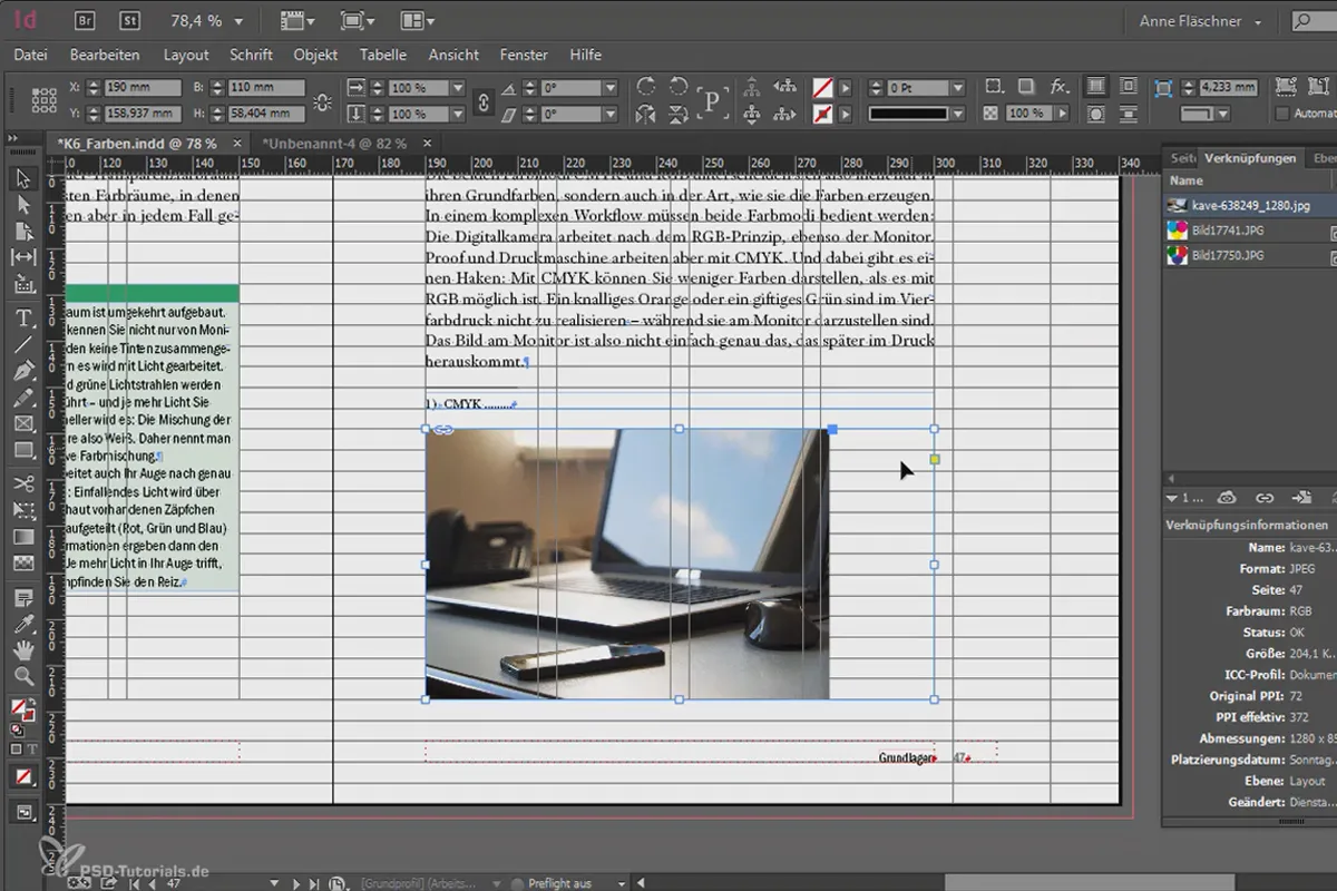 Großprojekte in Adobe InDesign - 3.12 - Grafiken und Bilder platzieren und verwalten