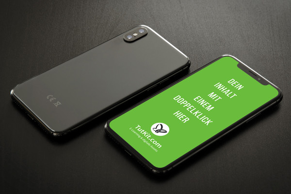 Maqueta con smartphone, teléfono móvil (iPhone) - Versión 24