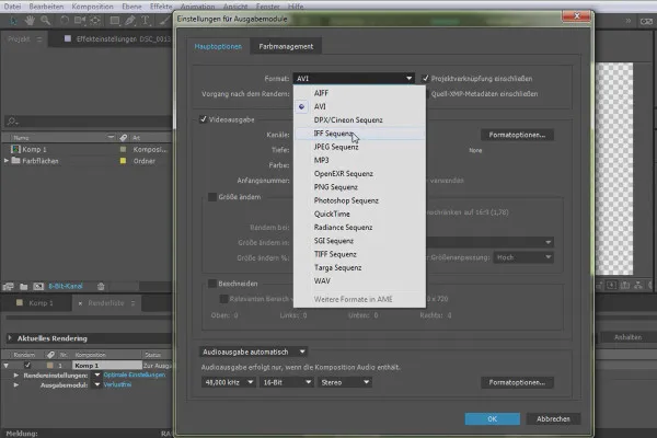 크리에이티브 클라우드의 새로운 내용: After Effects CC 2015.1 (2015년 11월) - 현대적인 포맷과 코덱을 위한 가져오기 가능력