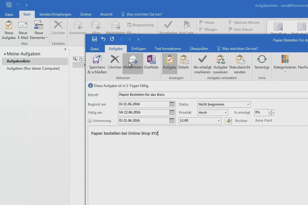 Besser in Outlook: Werde zum Office-Helden – 25 Aufgaben-/To-do-Liste in Outlook: Grundlagen