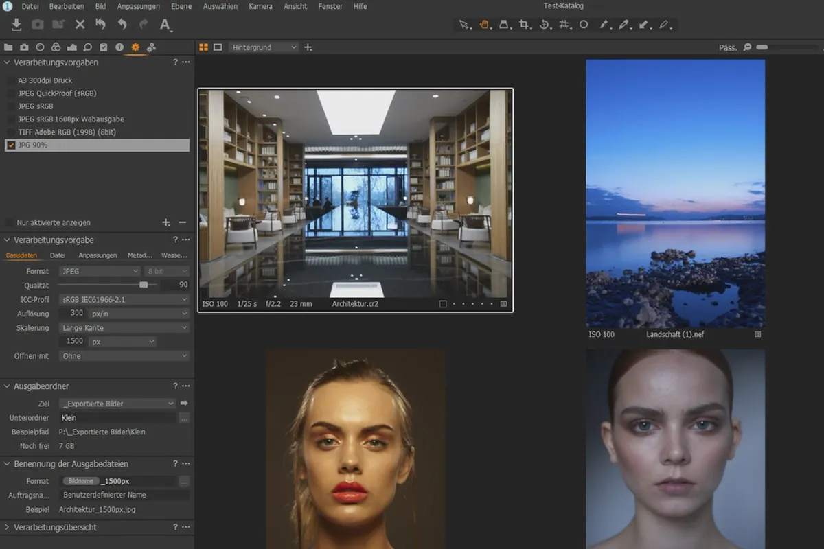 Capture One Pro-Tutorial: 4 | Esportare file