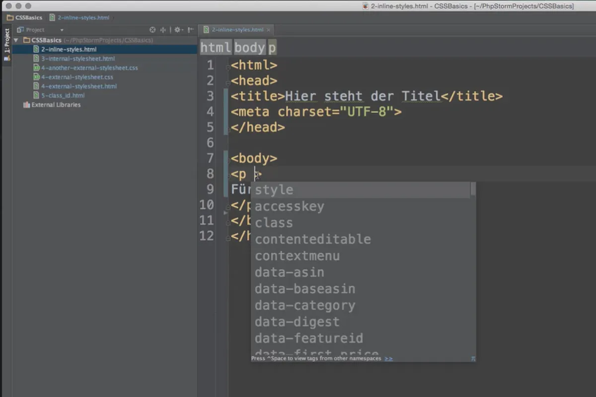 Základy HTML, CSS a JavaScript - 25 Inline styly