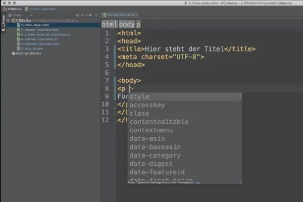 Základy HTML, CSS a JavaScript - 25 Inline styly