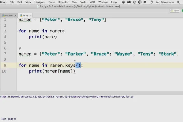 Menggunakan Perulangan For dalam Python - 4.6