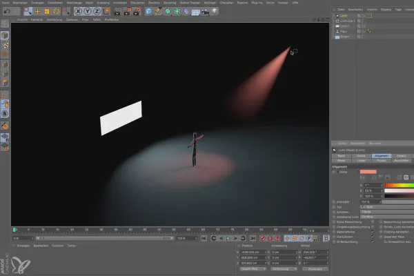 Cinema 4D für Einsteiger – 3D-Praxis: 4.2 Zielspot