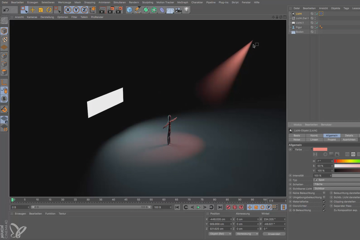 Cinema 4D för nybörjare - 3D-praxis: 4.2 Målpunkt