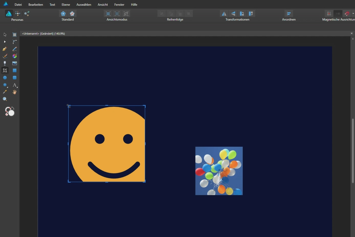 Affinity Designer-opplæring - Grunnleggende: 4.7 | Vektorklippverktøy