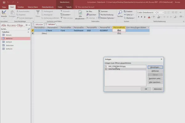 Besser in Access: Werde zum Daten-Helden – 4.6 Fotos und Dokumente in der Datenbank speichern