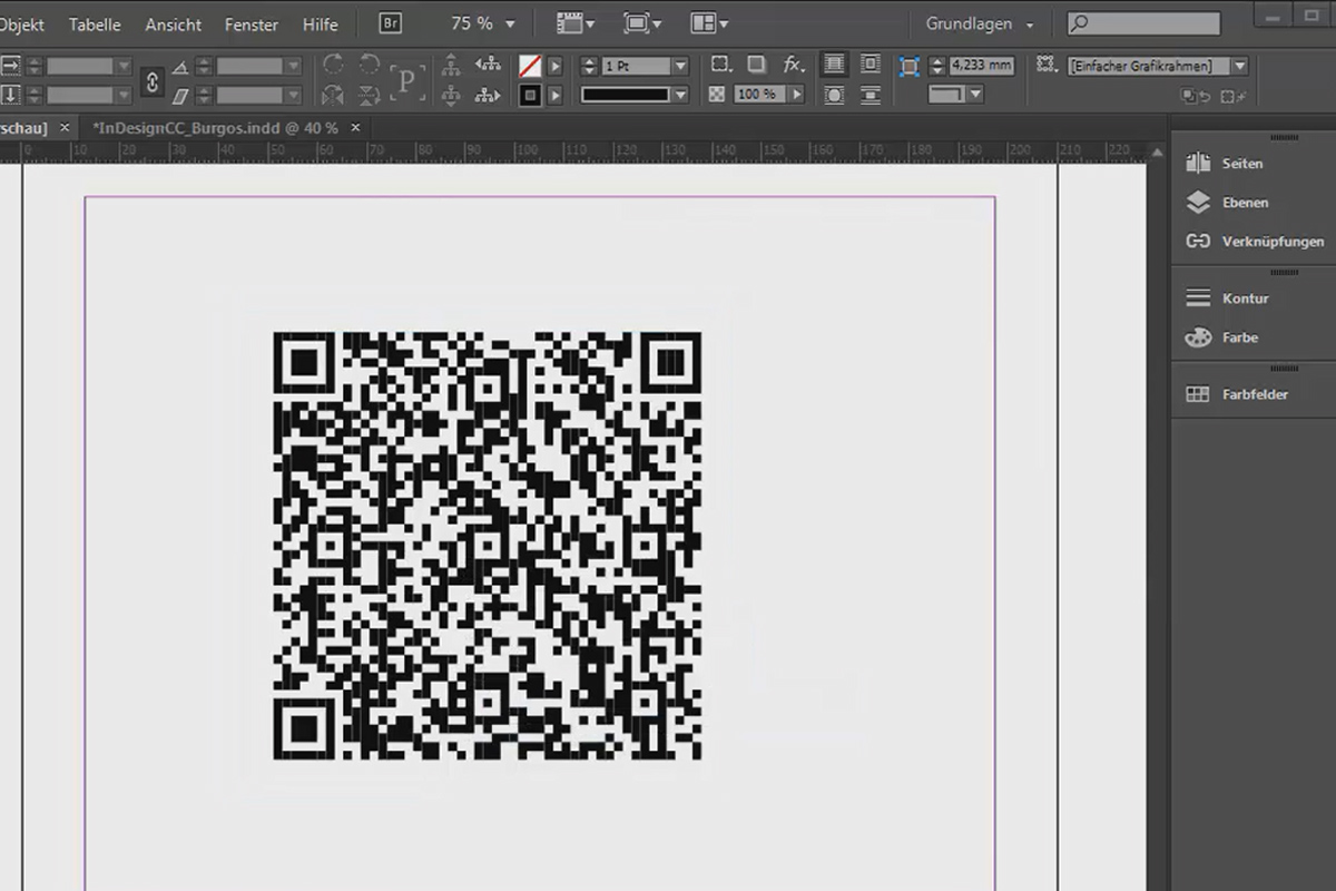 Nytt i Creative Cloud: InDesign CC 9 (juni 2013) - QR-koder.