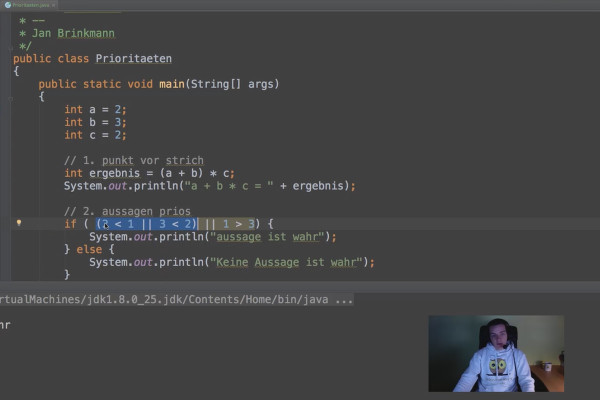 Java aloittelijoille – 5.6 Prioriteetit