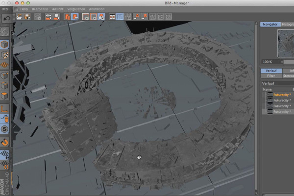 Cinema 4D meets Photoshop: I - 3.3. Verschiedene Mappingarten testen