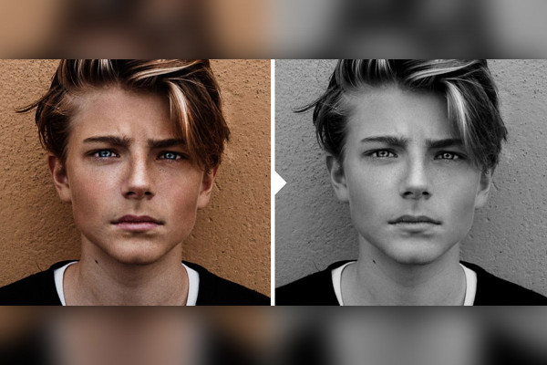 Photo preset for portraits (Lightroom, Camera Raw): 25 | BW Soft