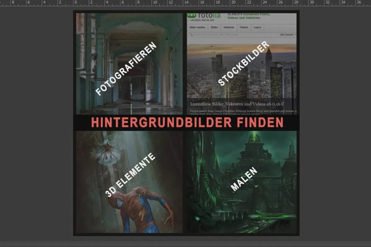 Kunstens vei i Photoshop: Teknikkene - Utgangsmateriale for bakgrunner - Del 1