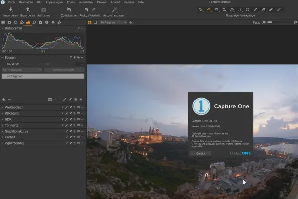 Capture One Pro 20-Tutorial: 5.1 | Modifiche all'interfaccia utente
