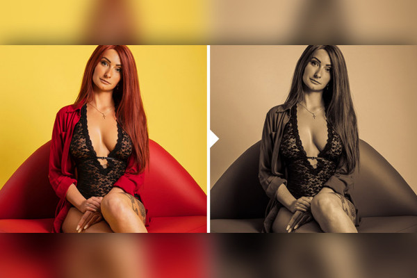 Akt ve Boudoir görünümleri için ön ayarlar (Lightroom, Camera Raw): 25 | Duygusal Sepya