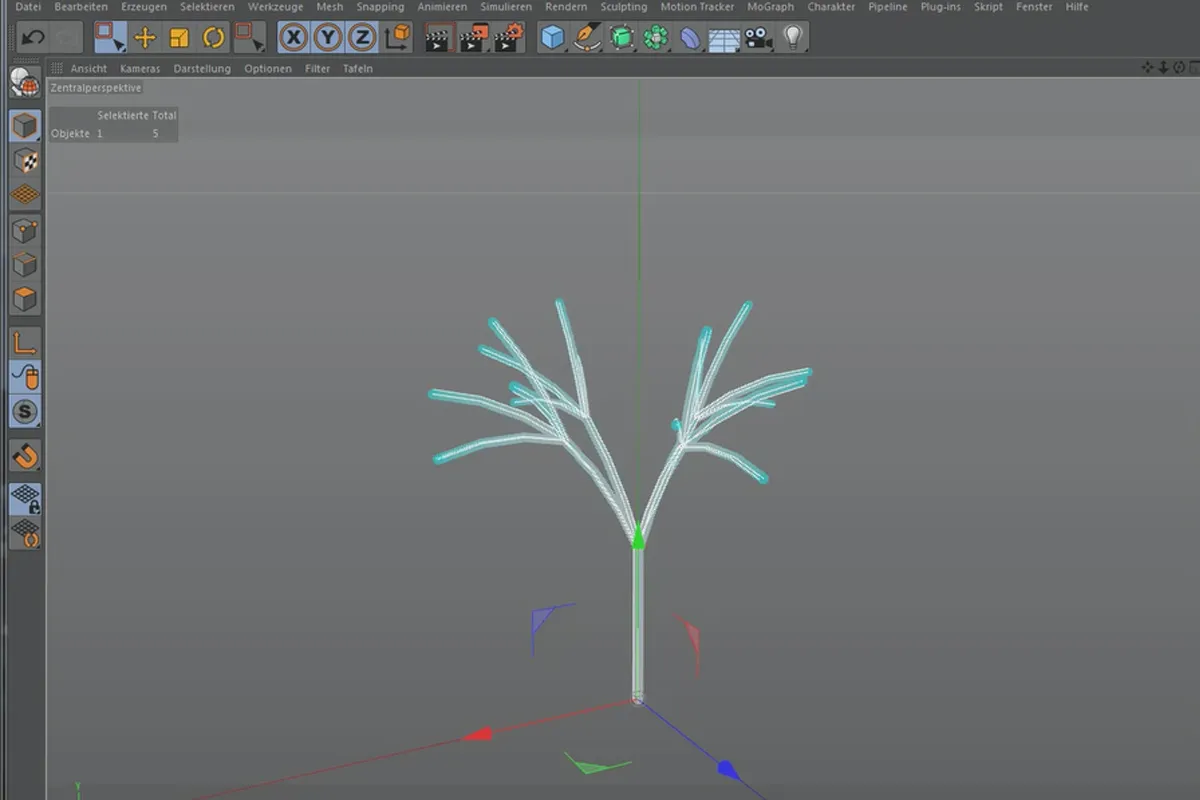 Cinema 4D MoGraph für Einsteiger – 3.7 MoSpline Turtle