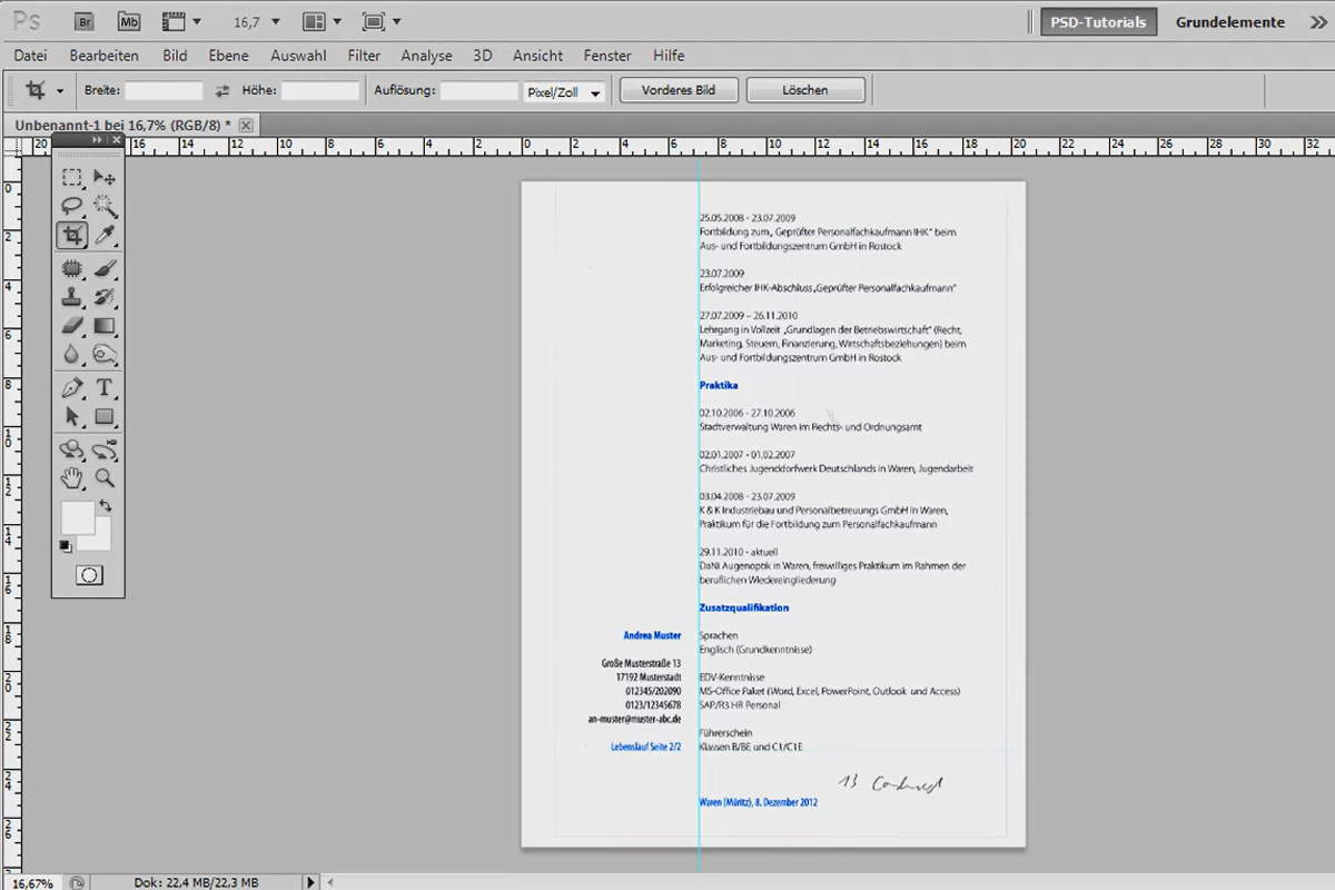 Designe profesjonell søknadsdesign: minimalistisk stil.