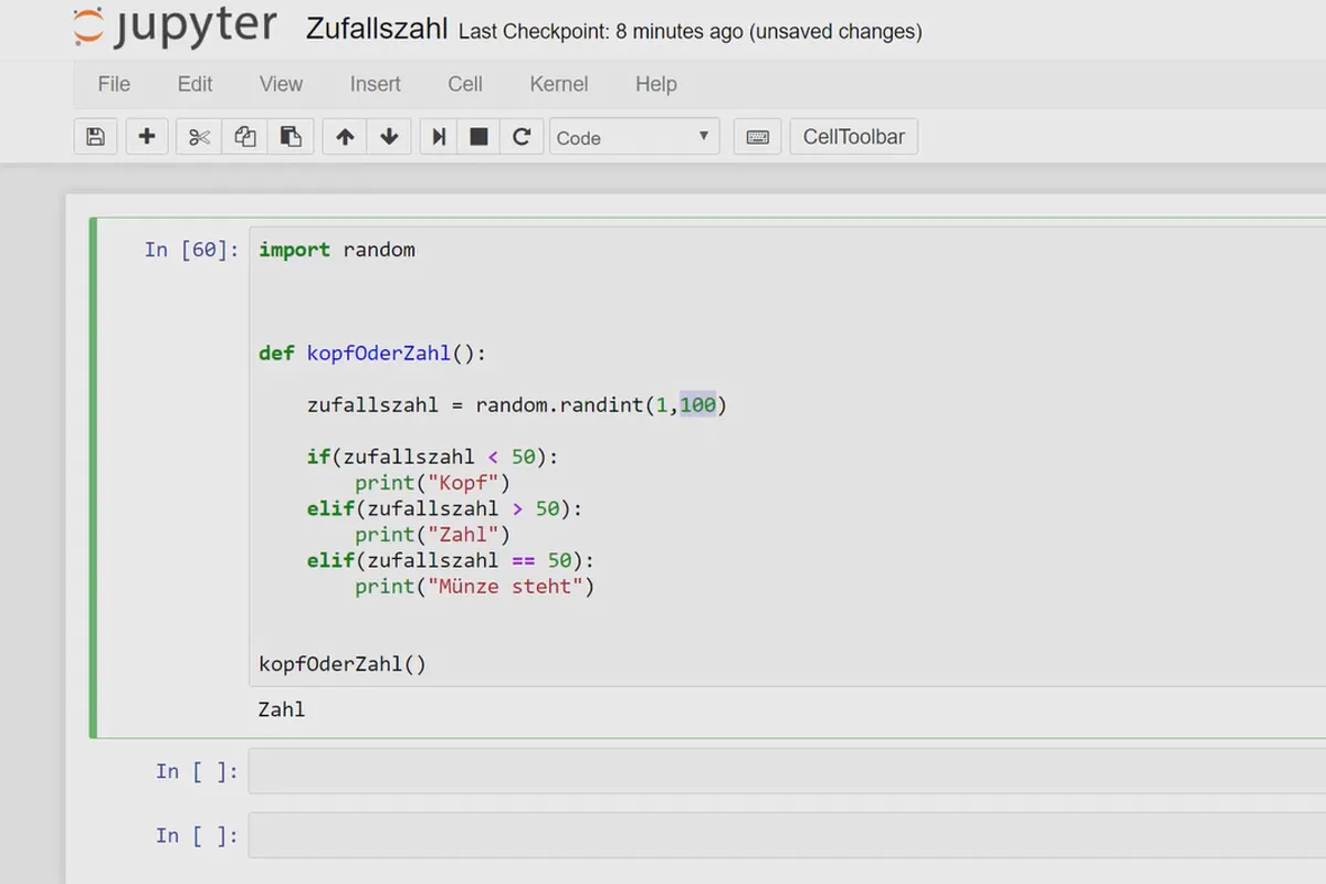 Python-Programmierung für Einsteiger – 26 Das Random-Modul