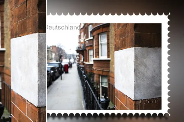 Photoshop-Aktion: Briefmarken-Aktion mit freier Länderwahl