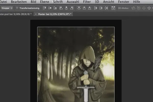 Digital bildebehandling for Airbrush-kunstnere: Utskriftsproduksjon - forberedelse for utskrift.