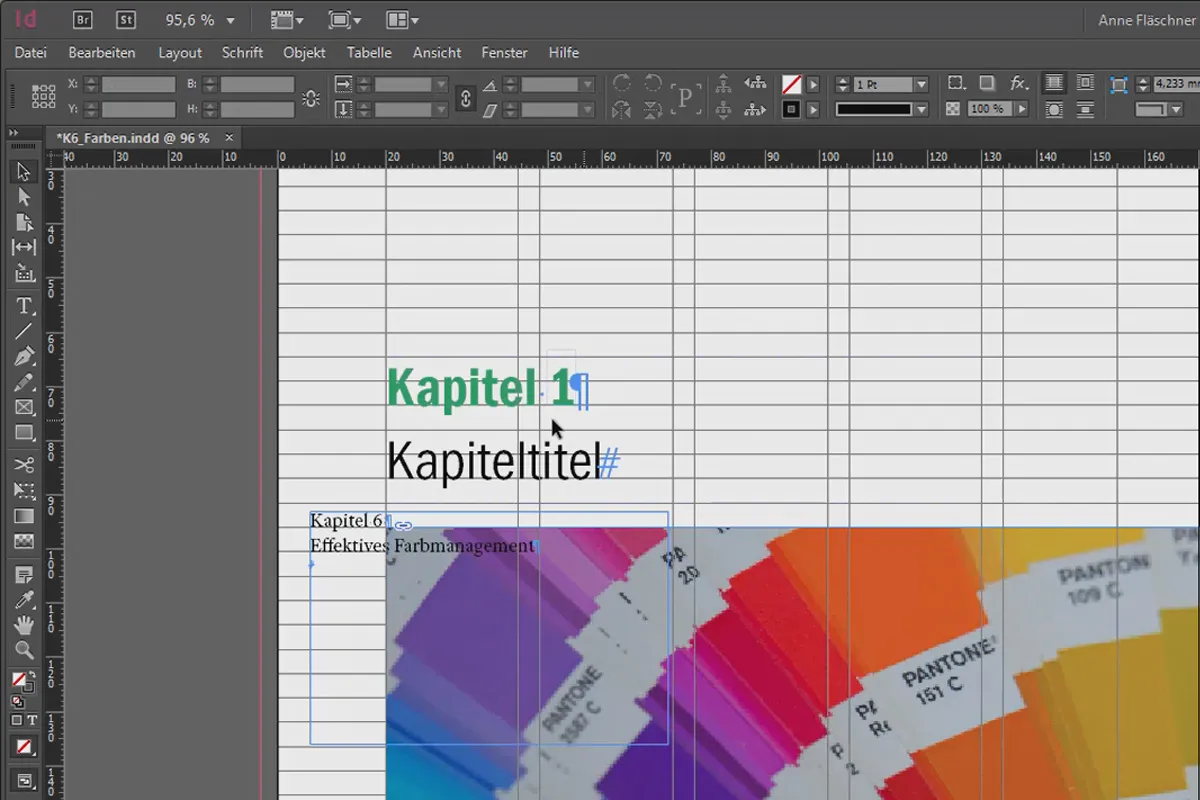 Великі проекти в Adobe InDesign - 3.14 - налаштування початкової сторінки, номер розділу, секція