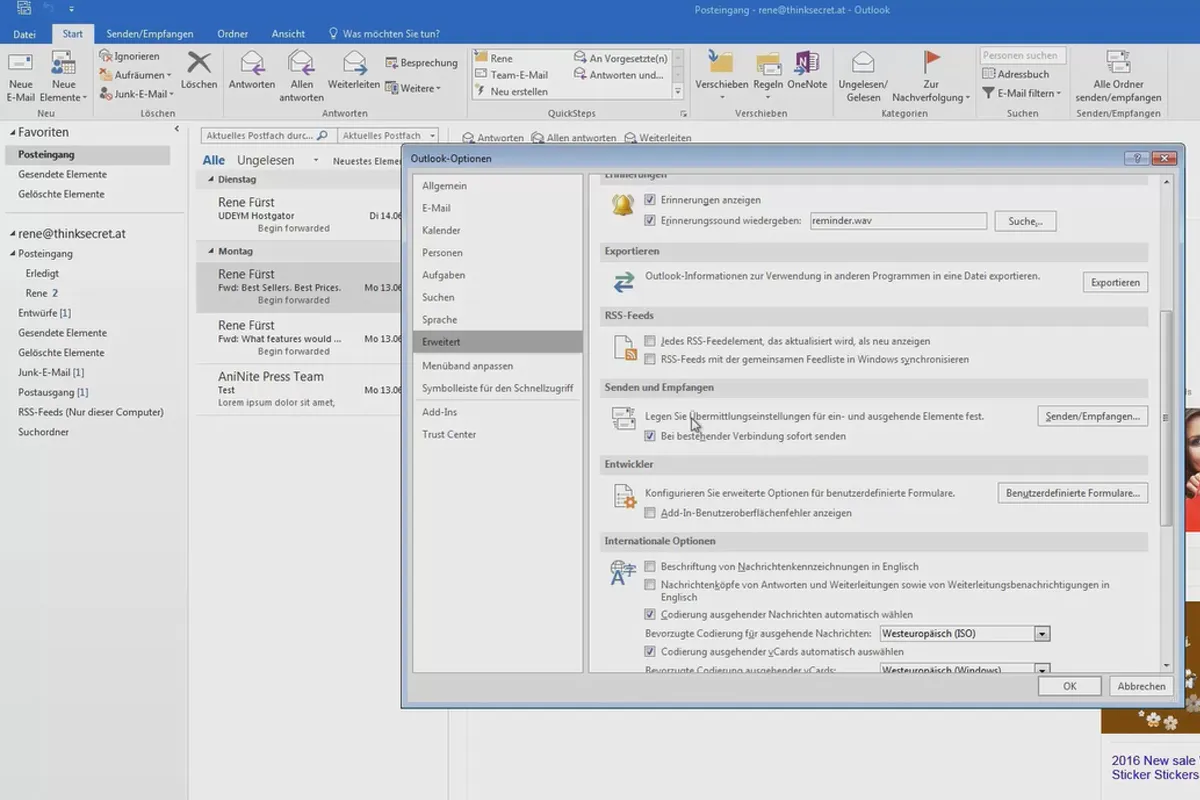 Mai bine în Outlook: Devino un erou al biroului - 27 Setările/opțiunile Outlook