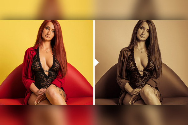 Akt ve Boudoir görünümleri için önceden hazırlanmış ayarlar (Lightroom, Camera Raw): 26 | Duygusal Seppya Güçlü