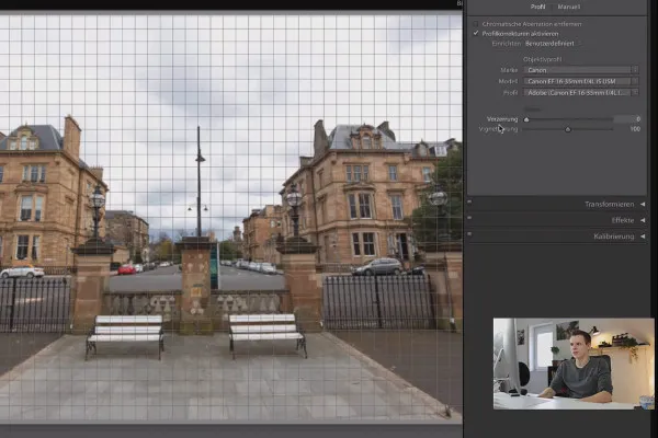 Lightroom Classic CC-Tutorial: 4.12 | Objektivkorrektur