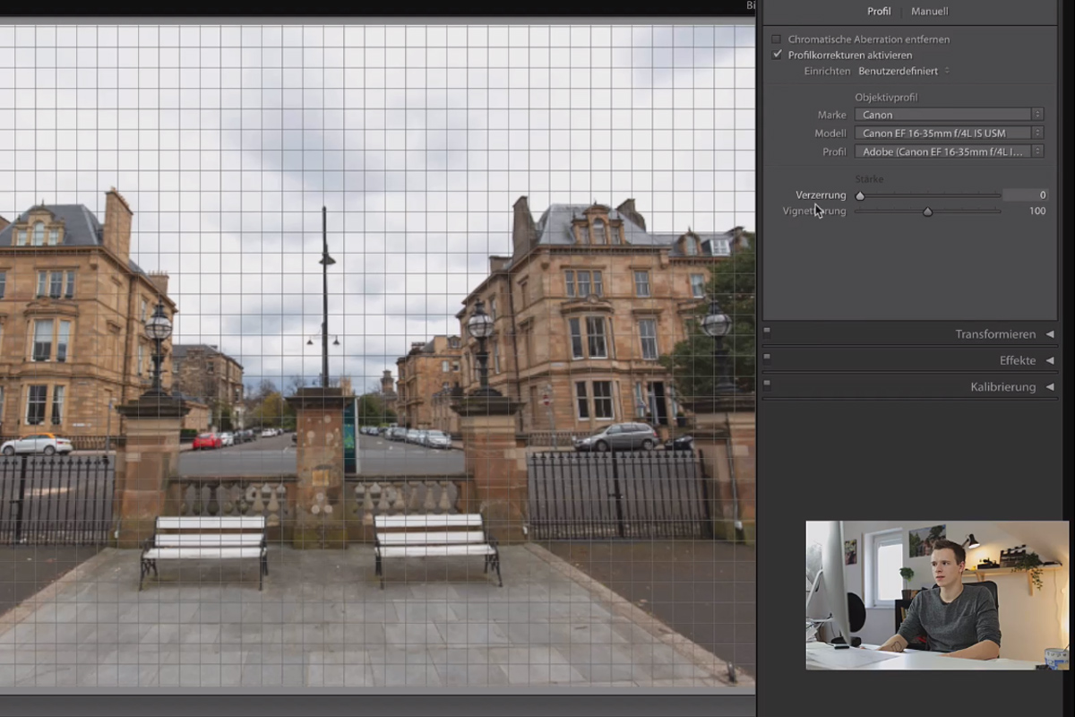 Tutorial de Lightroom Classic CC: 4.12 | Corrección de lente