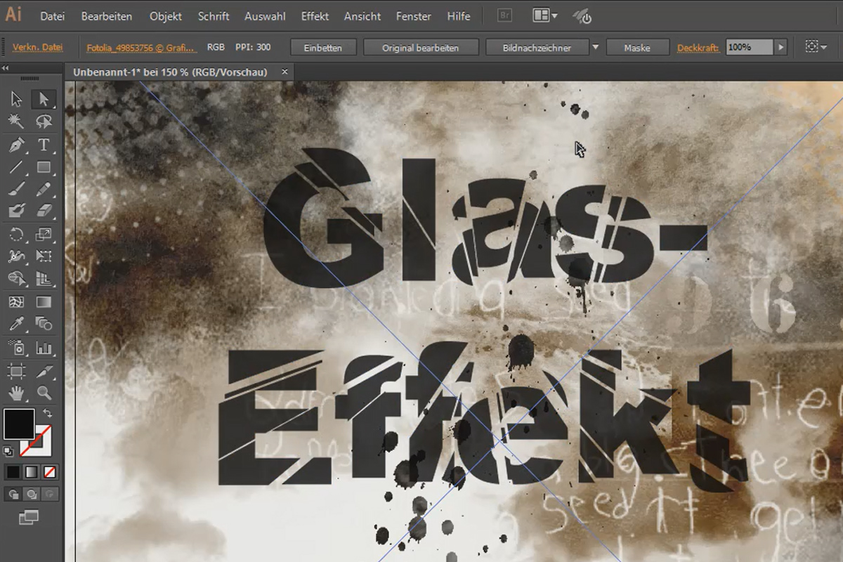 Adobe Illustrator tips & tricks: Cracked glass