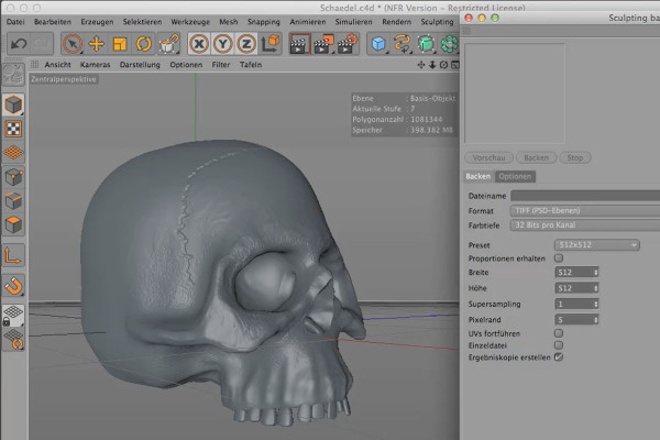 Skulptera i CINEMA 4D - Kreativträning: Del 13 - Bakning