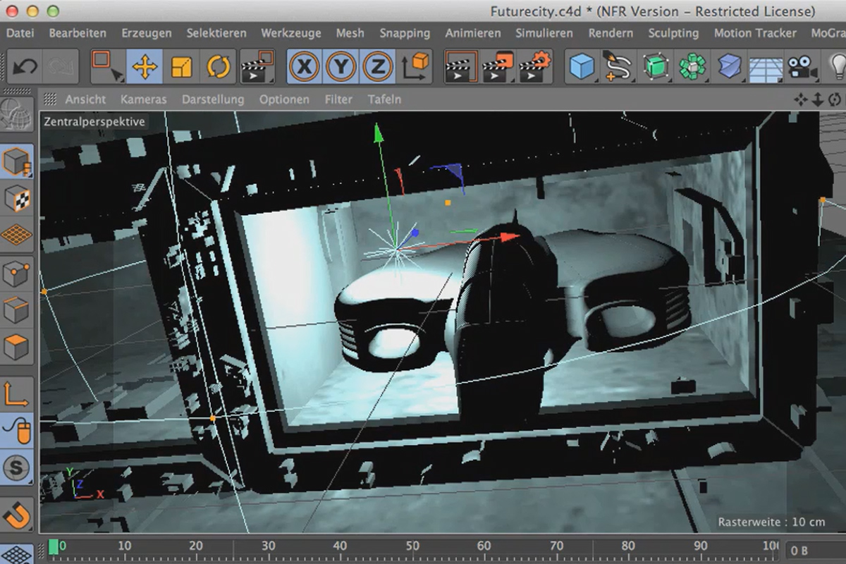 Cinema 4D täyttää Photoshopin: Luo paikallinen valonlähde - 4.1.