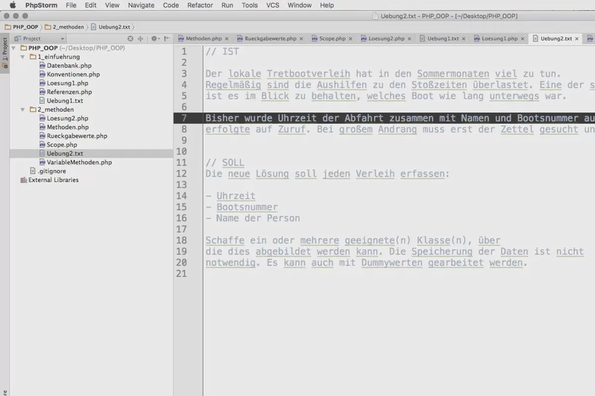 Objektorientert webprogrammering med PHP - 4.06 øvelsesoppgave #2