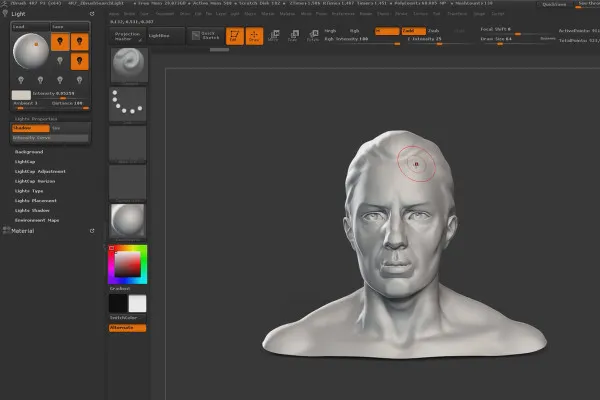 ZBrush für Einsteiger: 8.1 Standard Light