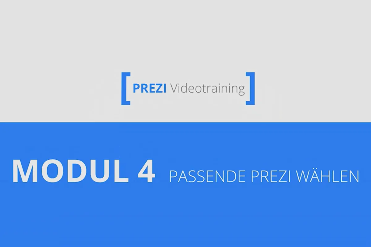 Επιλογή του κατάλληλου Prezi